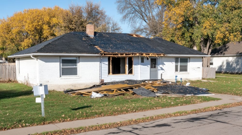 toit qui fuit de la maison