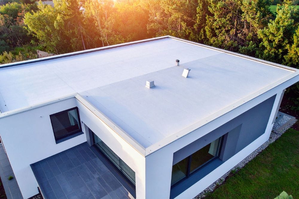 flat roof toit plat